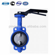 Made in China Russian standard cast iron wafer type butterfly valve price